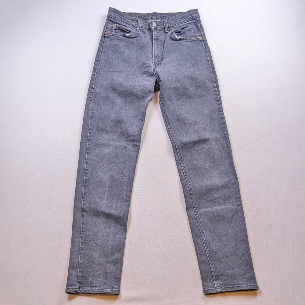 Vintage 80s Levi's Orange Tab Black Jeans Student Fit Size 26x31